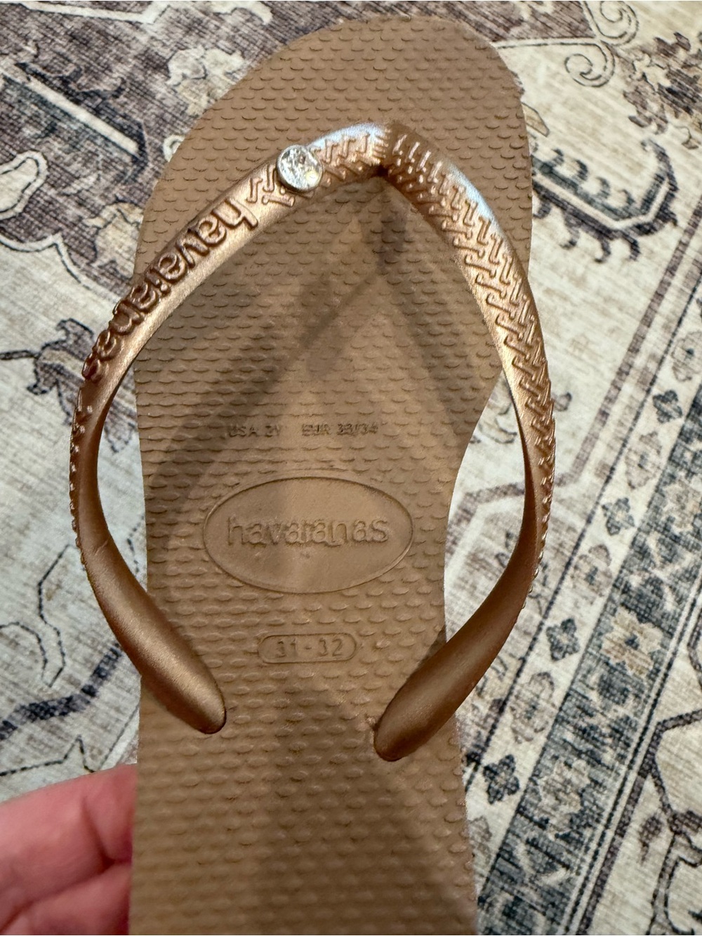 Havaianas kids Slim Crystal flip-flops-2Y - Picture 3 of 5